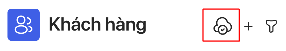 Nút Merge Customer