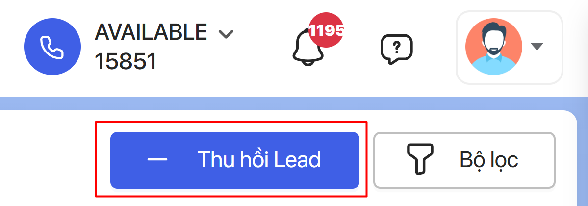 Nút Thu hồi