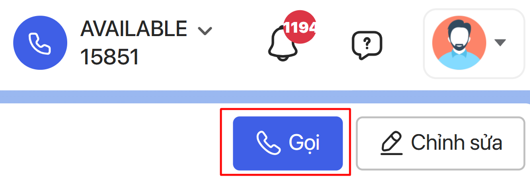 Nút Gọi