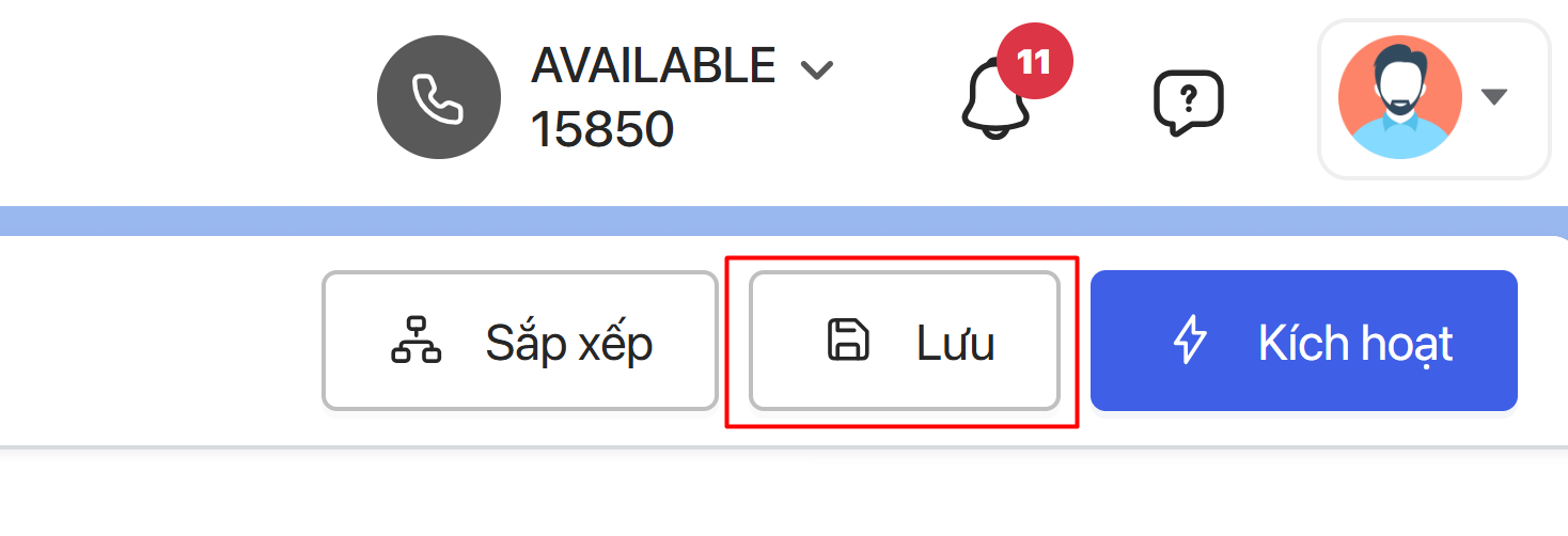 Lưu workflow