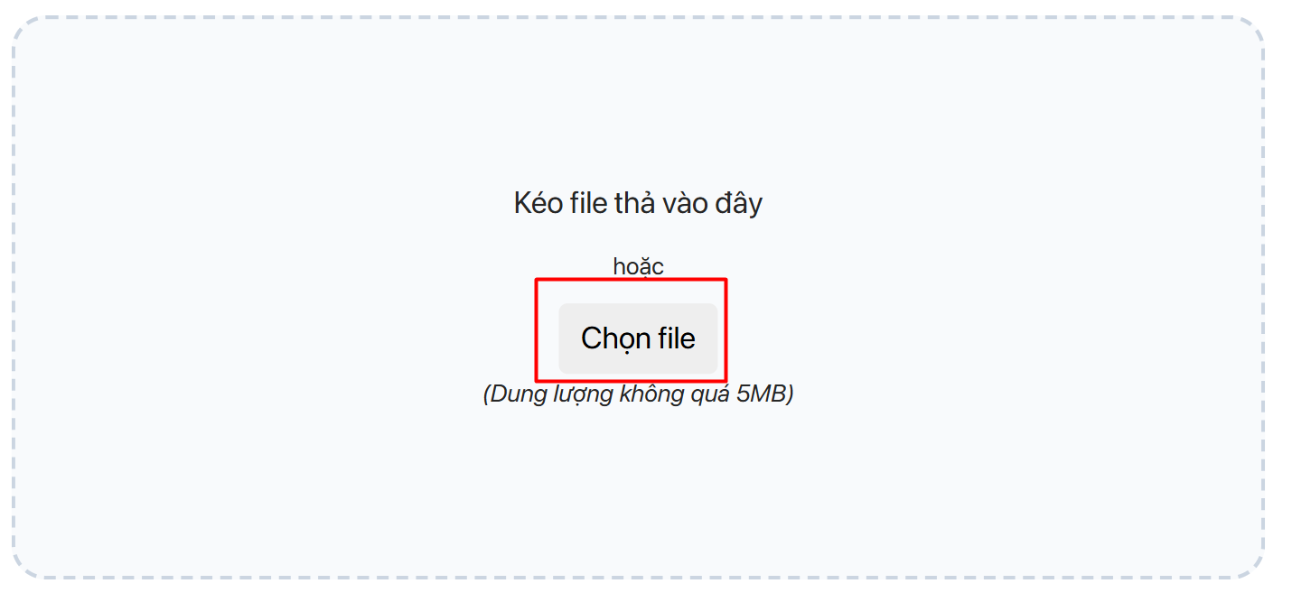 Chọn file đính kèm